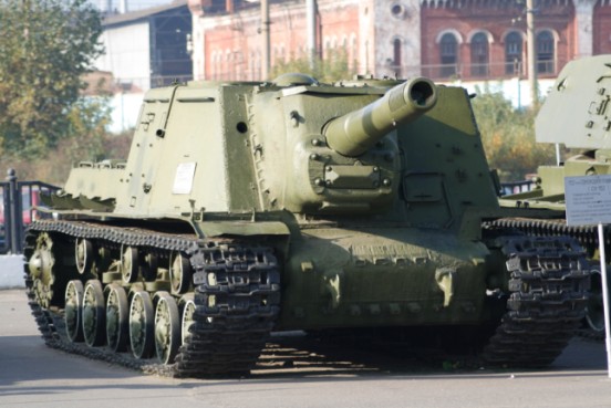 152-мм орудие МЛ-20С на самоходных установках СУ-152, ИСУ-152